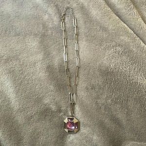 Beautiful purple gem necklace.